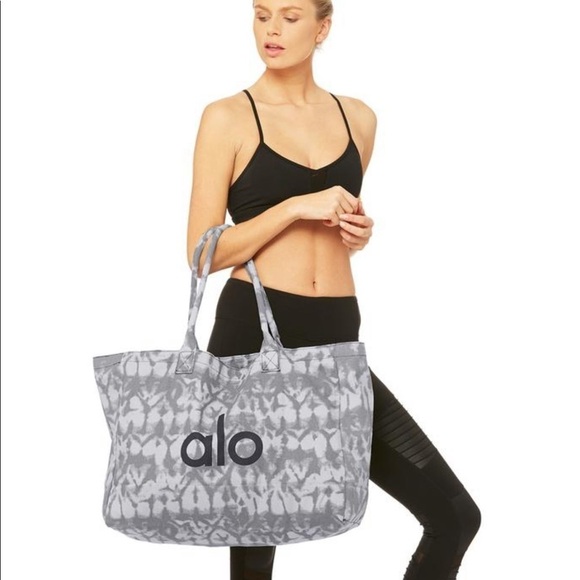 ALO Yoga Handbags - Alo yoga large grey tie dye large shopper tote